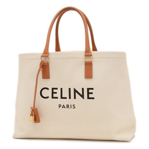CELINE Canvas Tote Bag - Picture 1 of 9